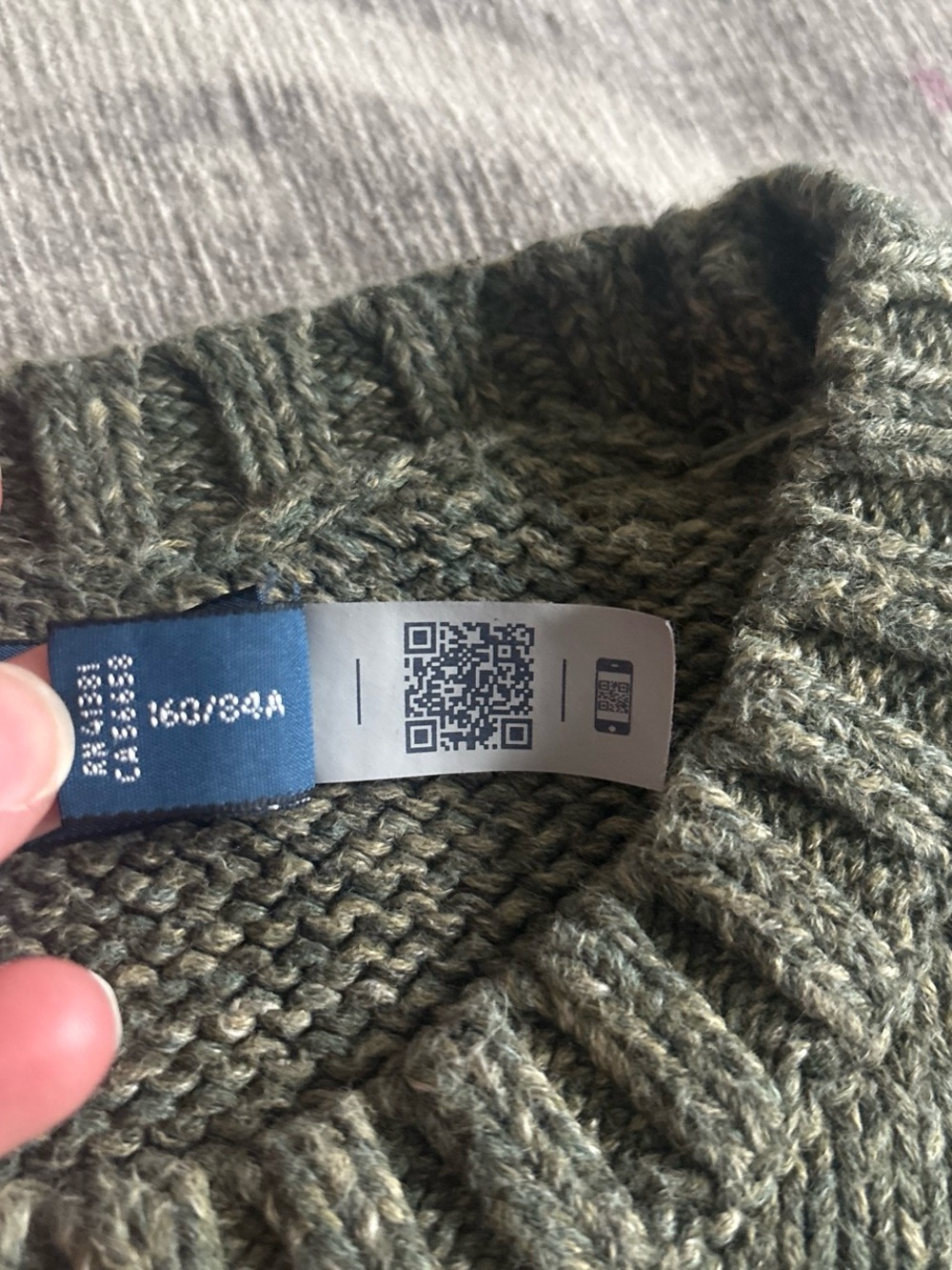 Polo Ralph Lauren Logo Green Sweater S - Picture 3 of 5